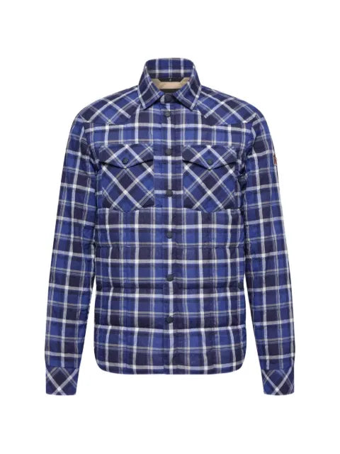 Moncler Grenoble Gelt plaid quilted jacket
