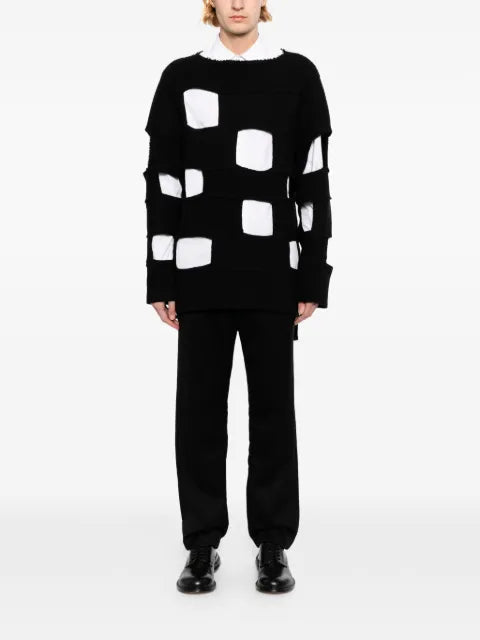 Comme des Garçons Homme Plus sweater with openwork pattern