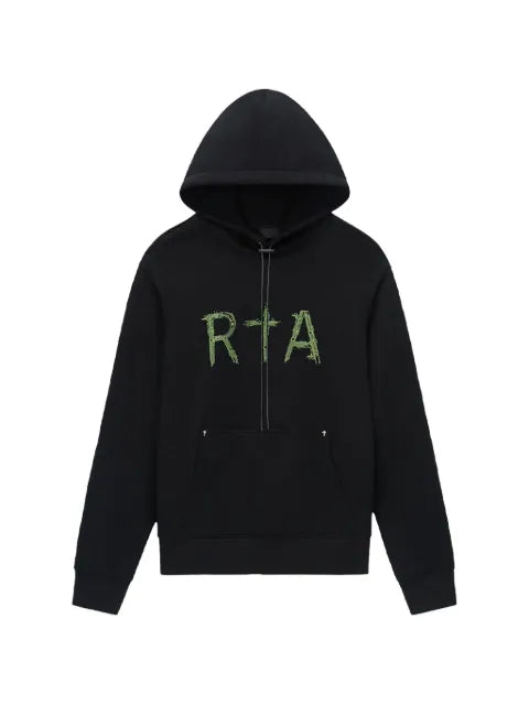 RTA Dion logo-print hoodie