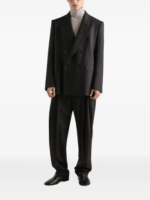Dolce & Gabbana Palermo double-breasted pinstripe wool jacket