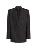 Dolce & Gabbana Palermo double-breasted pinstripe wool jacket