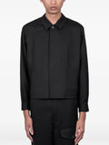 Auralee wool shirt jacket