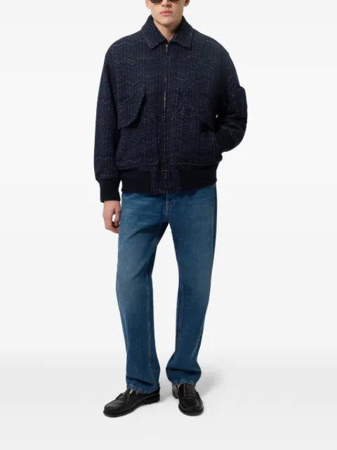 Missoni cashmere bomber jacket with pockets