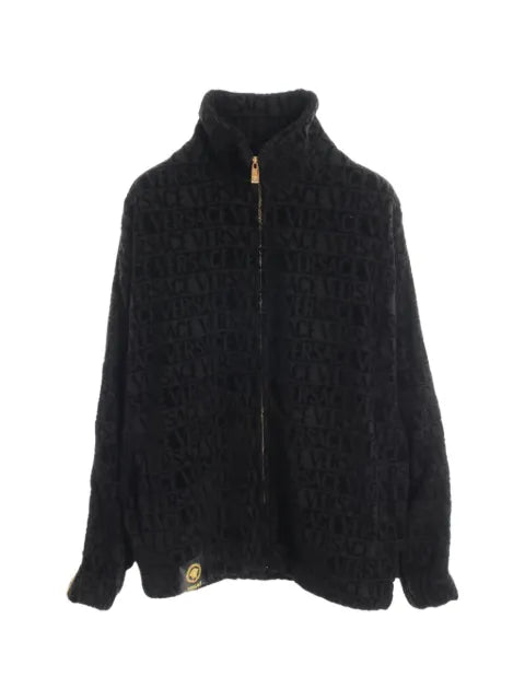 Versace Pre-Owned 2010s logo-print zip-up sweatshirt