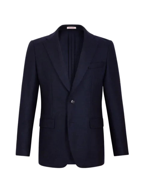 FURSAC herringbone-pattern wool blazer