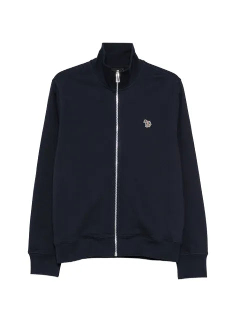 PS Paul Smith Zebra-patch zip-up sweatshirt