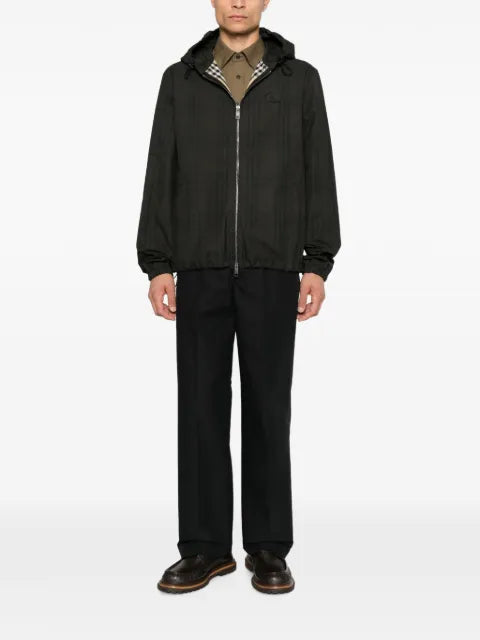 Burberry Check cotton Newport hooded jacket