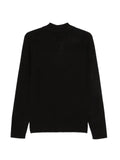 Karl Lagerfeld zip-up chest-pocket pullover