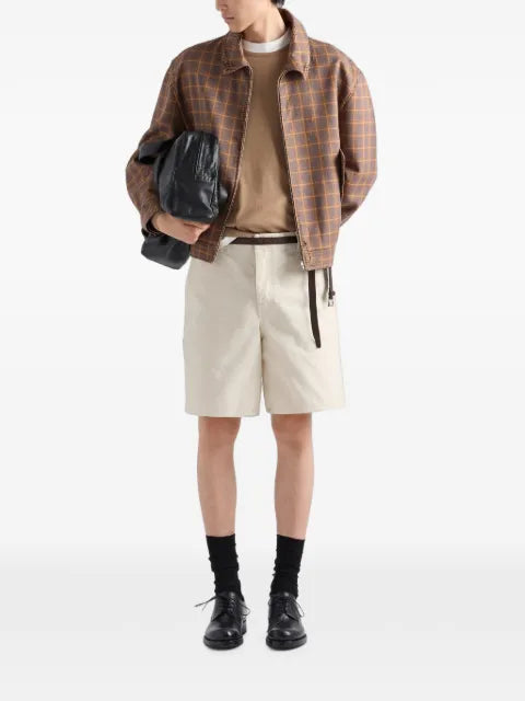 Prada superfine wool crew-neck sweater