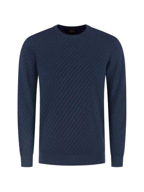 Brioni textured-knit crew-neck sweater