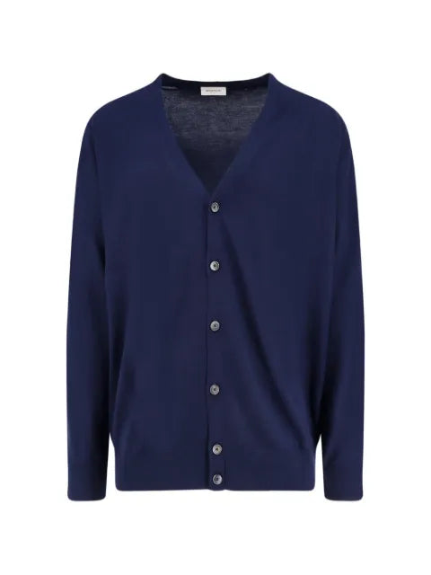 Bramani Cashmere V-neck button-up cardigan