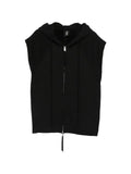 Thom Krom sleeveless zip-up hoodie