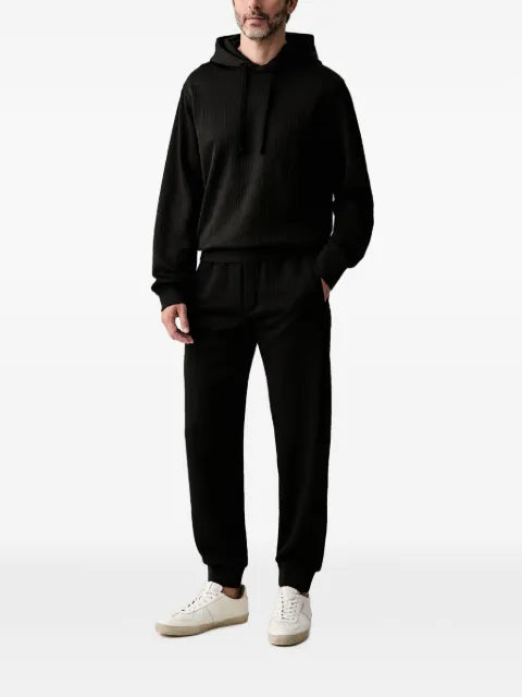 Armani Exchange logo-jacquard hoodie