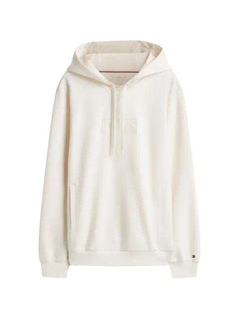Tommy Hilfiger logo-patch drawstring hoodie
