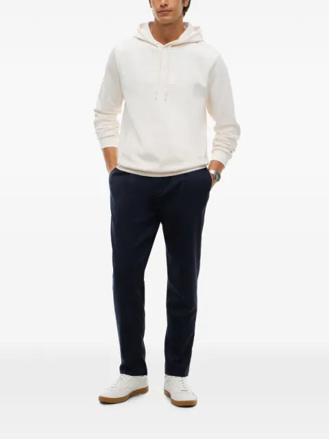 Tommy Hilfiger logo-patch drawstring hoodie