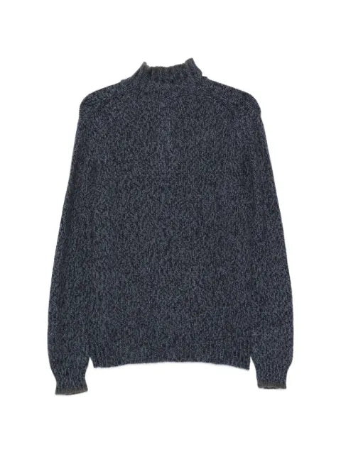 Fedeli long-sleeve quarter-zip sweater