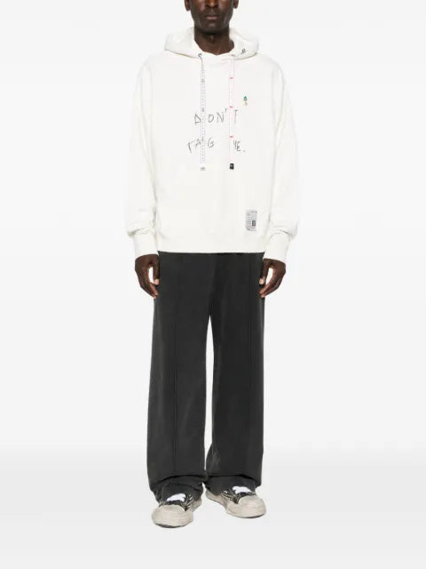 Maison MIHARA YASUHIRO Don't Tag Me printed hoodie