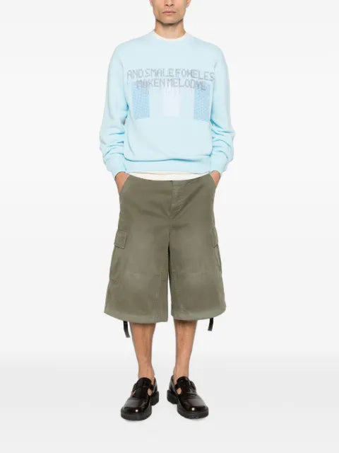 JW Anderson Foweles intarsia-knit sweatshirt