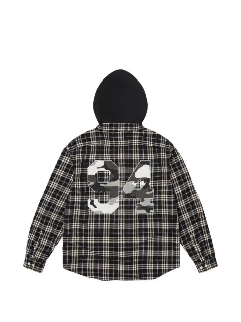 Supreme appliqué hooded jacket