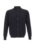 Filippo De Laurentiis geometric-pattern high-neck cardigan