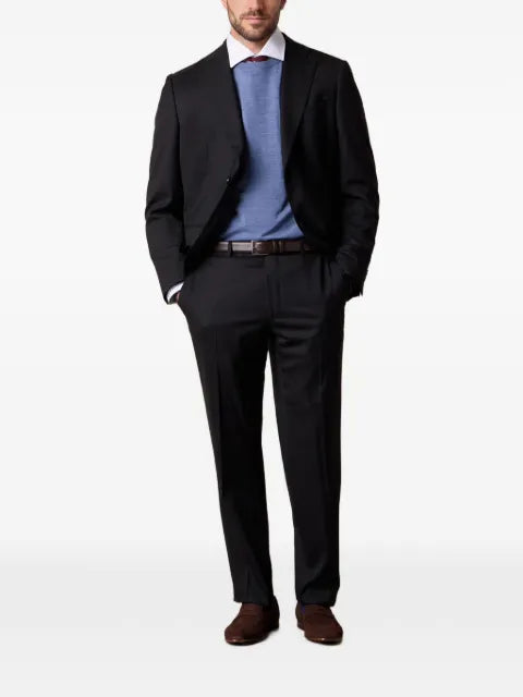 Brooks Brothers ribbed-trim crew-neck sweater