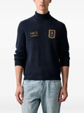 Aeronautica Militare patch-detail roll-neck jumper