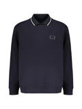 Paul & Shark polo-collar logo-patch sweatshirt