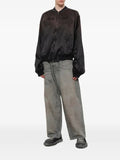 Doublet embroidery-detail jacket