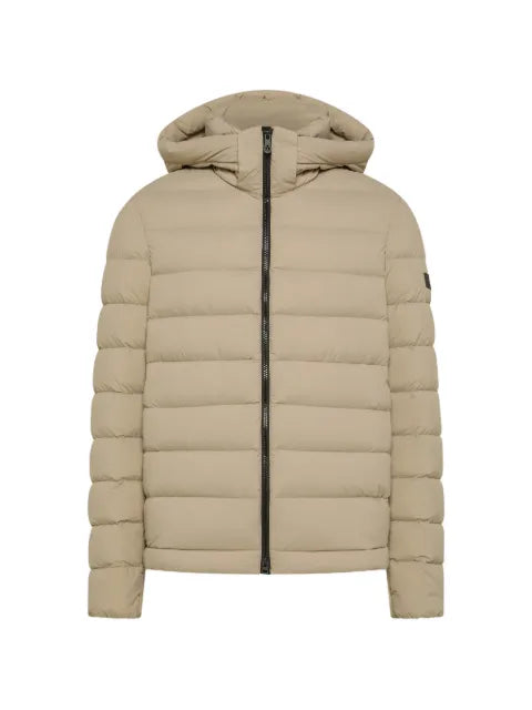 Peuterey logo-patch hooded puffer jacket