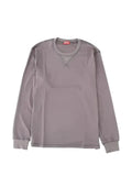 Diesel logo-plaque long-sleeved sweater