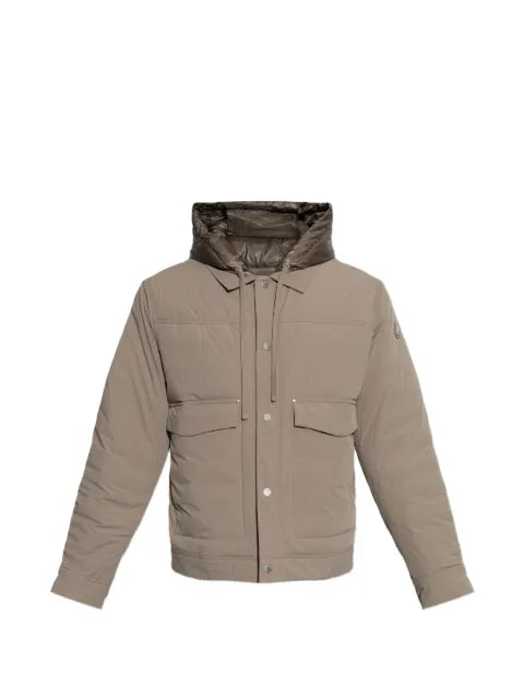 Moose Knuckles Brixton detachable-hood down jacket