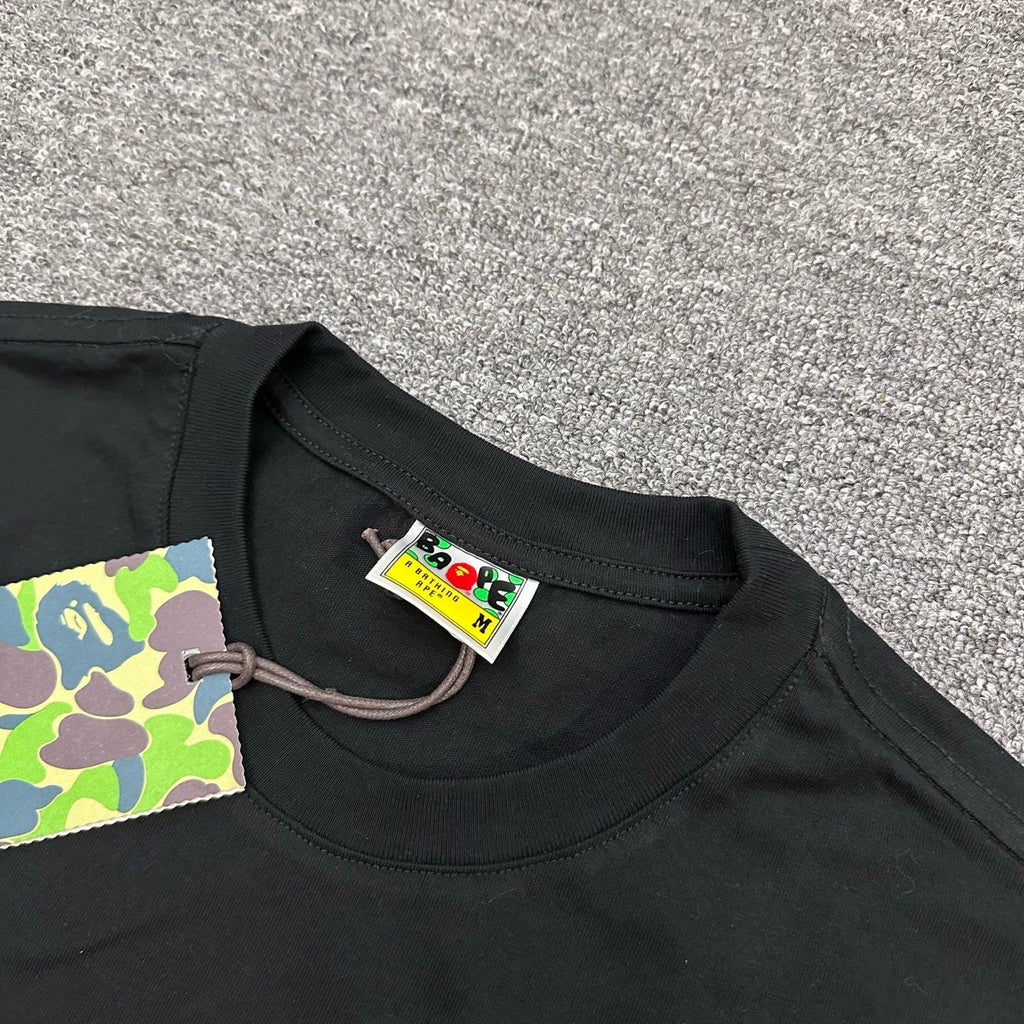 BAPE SS26 Baby Milo Rainbow Logo Fill T-Shirt