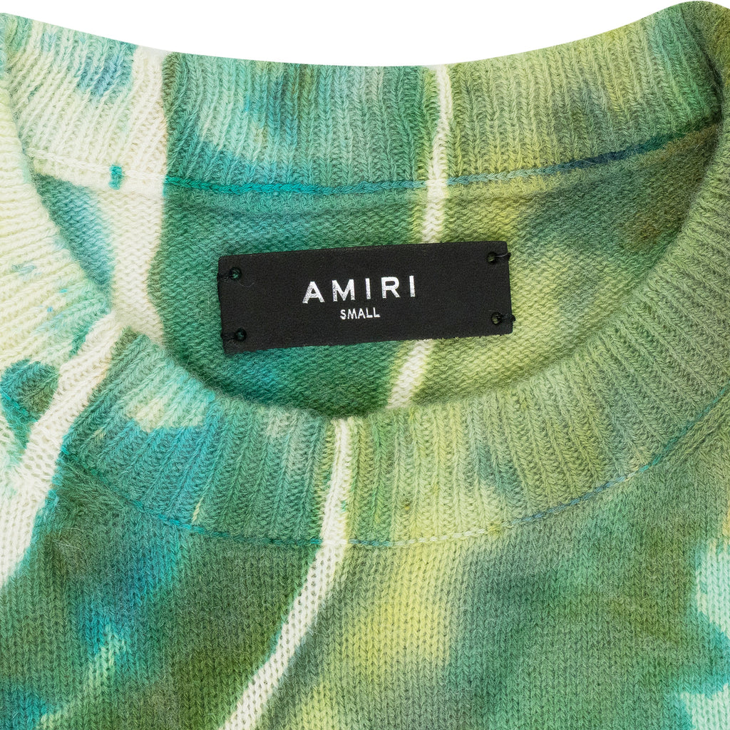 Green Ma Tie Dye Cashmere Crewneck Sweatshirt