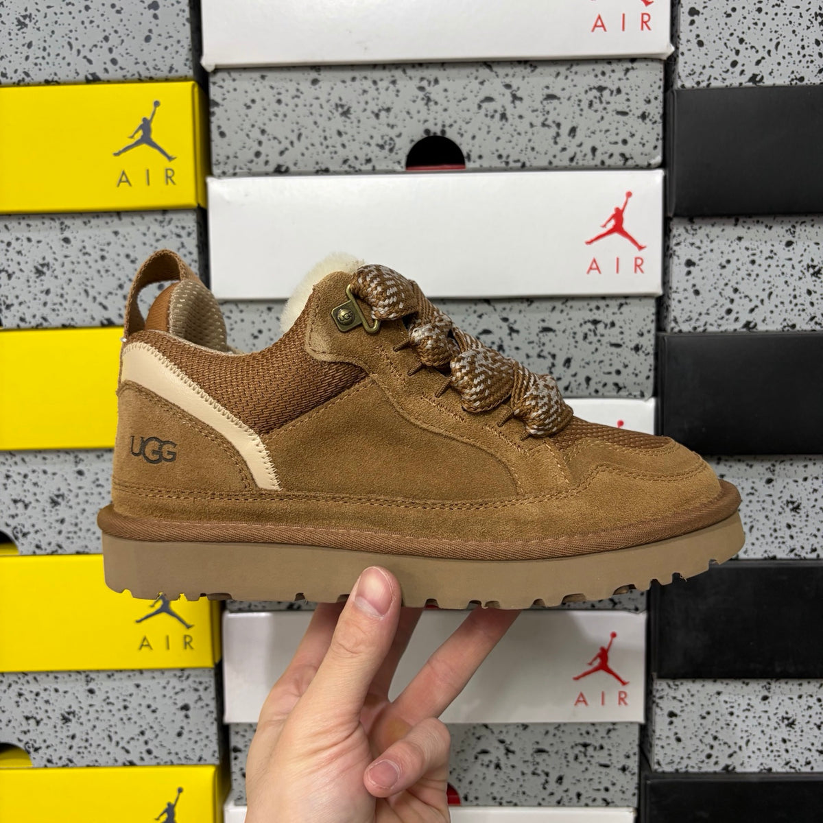 UGG Kallen Lace-Up Sneaker Boot – Chestnut
