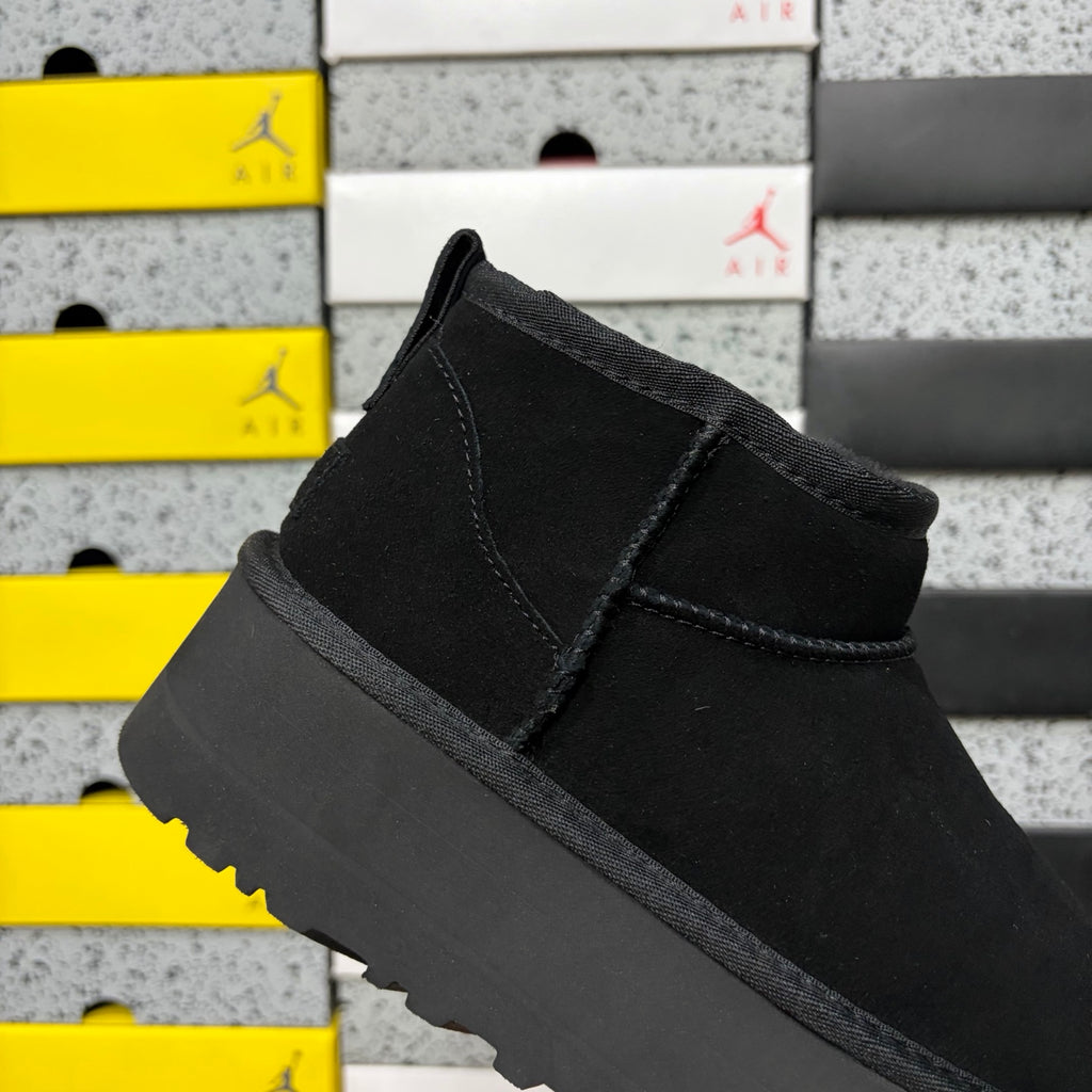 UGG Platform Slip-On Mule – Black (5cm Platform)