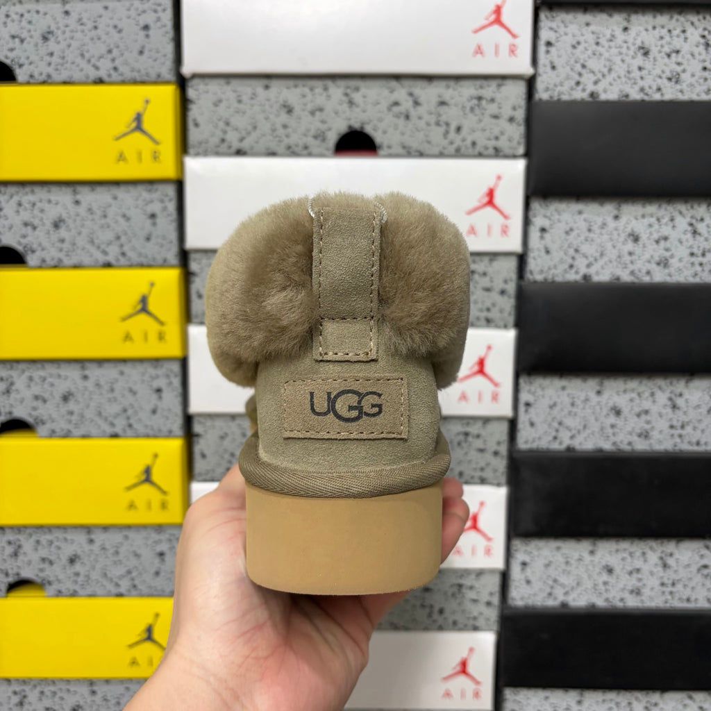 UGG Kallen Lace Platform Boot – Khaki Fawn