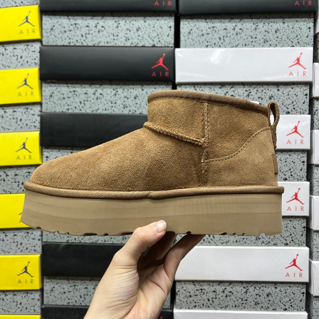UGG Classic Ultra Mini Platform Boot – Chestnut (UGGPLUSH™)