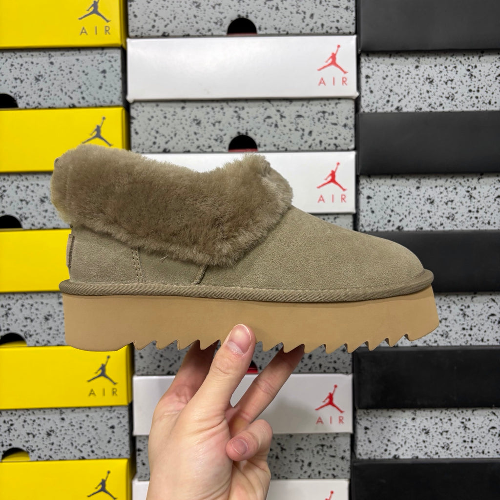 UGG Kallen Lace Platform Boot – Khaki Fawn