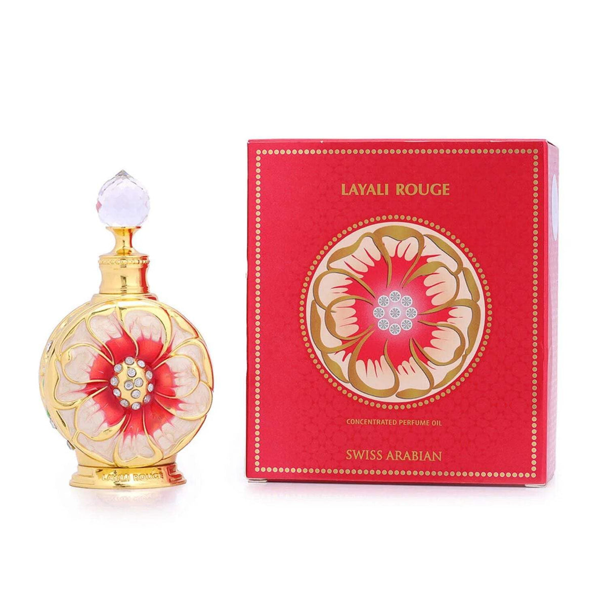 Swiss Arabian Layali Rouge Perfume Oil 0.5 oz