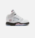 Air Jordan 5 Retro Medium Soft Pink – Infant/Toddler Lifestyle Shoe in White/Black/Medium Soft Pink