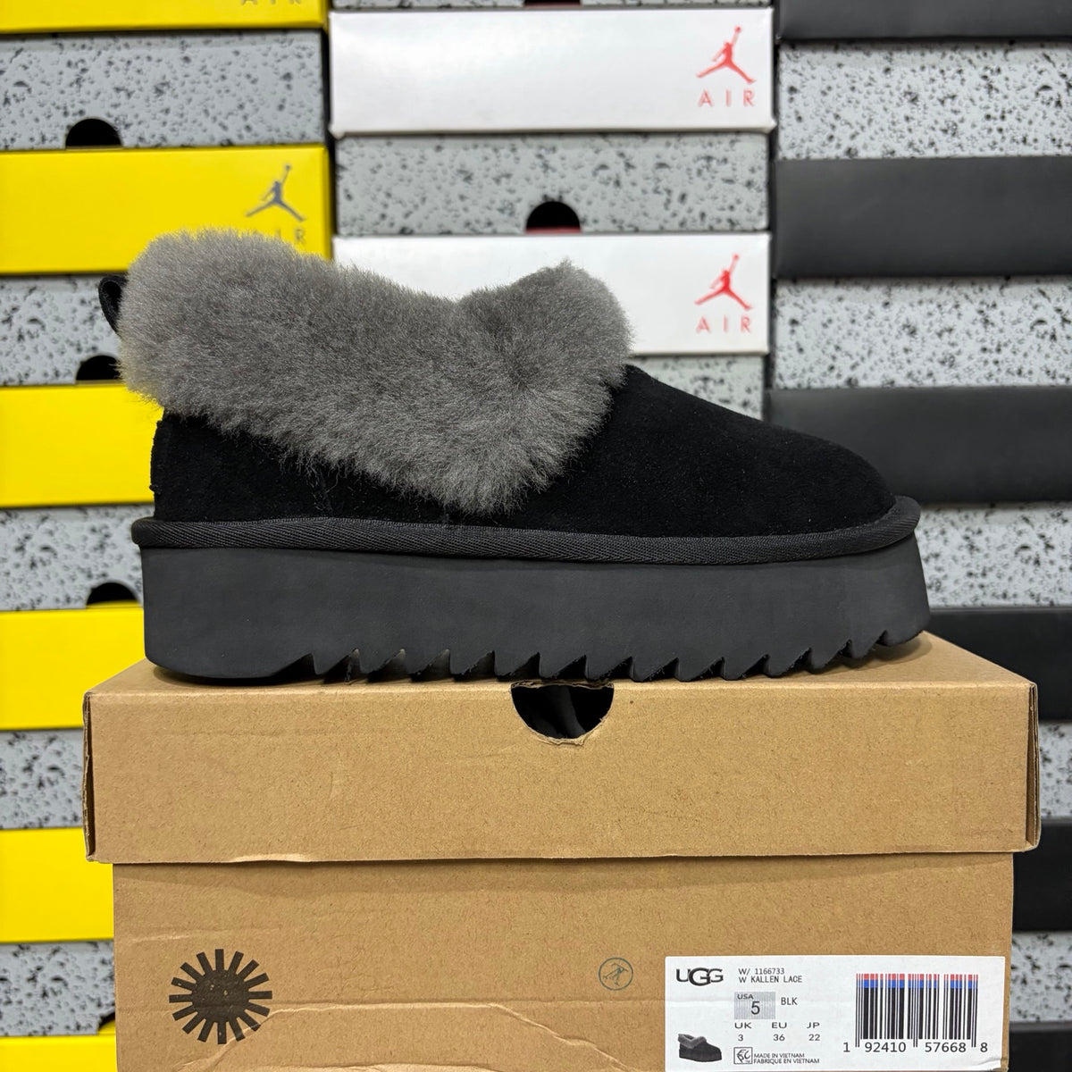 UGG Kallen Lace Platform Boot – Black