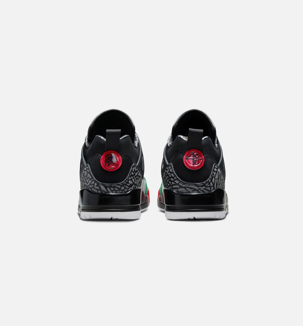 Jordan Spizike Low Men's Shoe – Black/Classic Green/White/Varsity Red