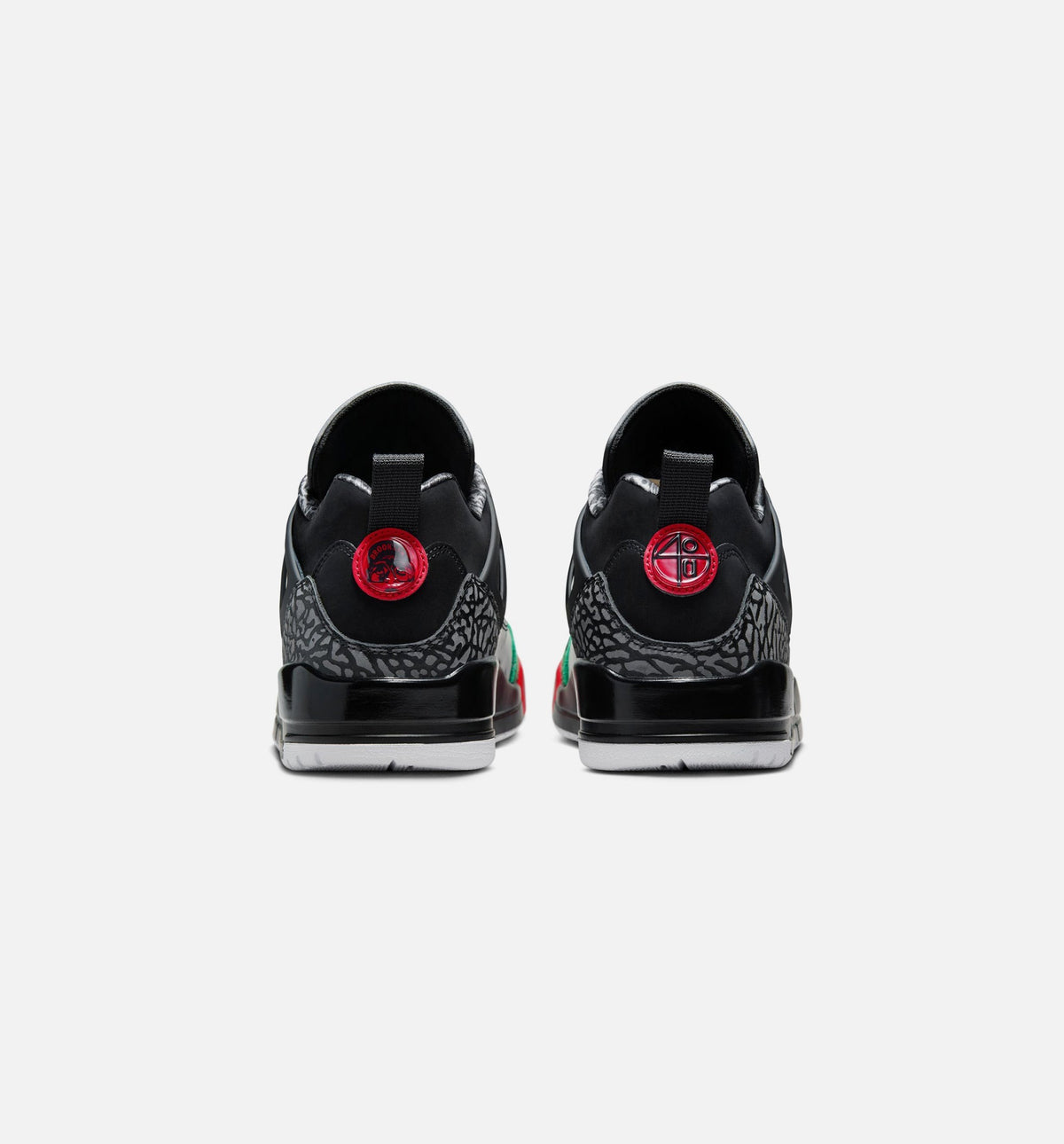 Jordan Spizike Low Men's Shoe – Black/Classic Green/White/Varsity Red