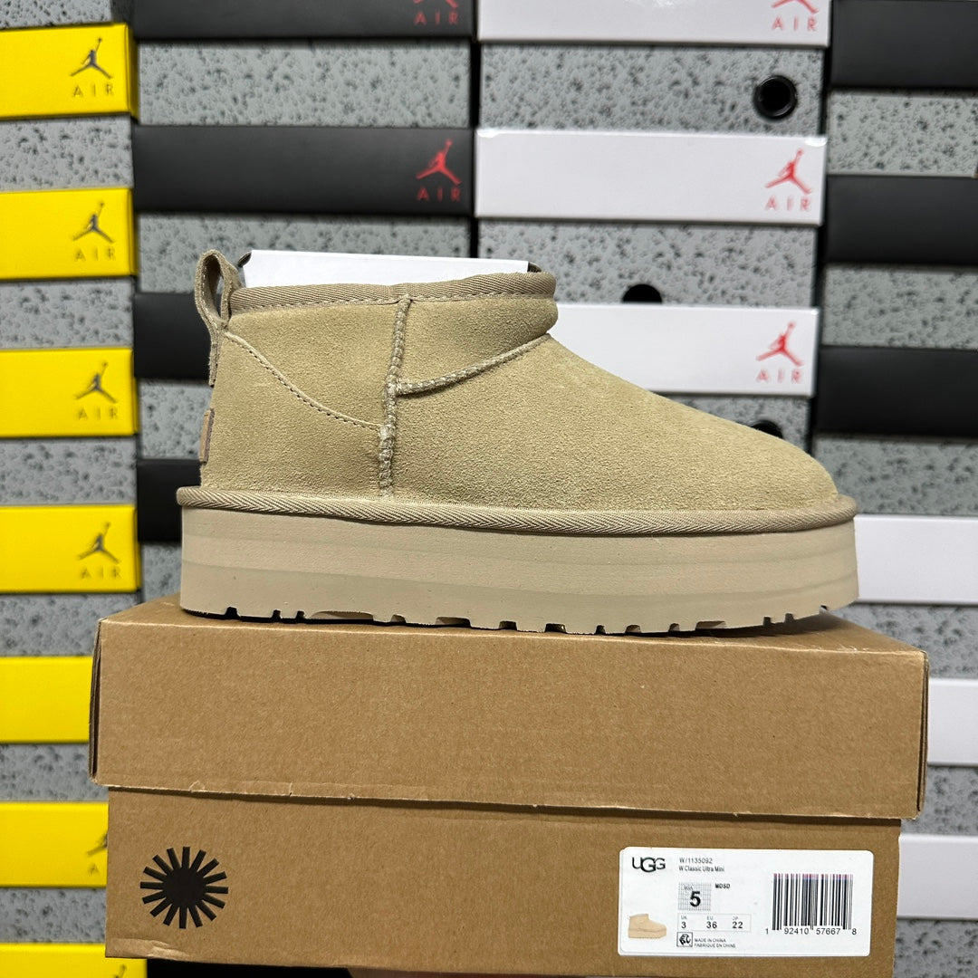 UGG Platform Slip-On Mule – Wheat Khaki