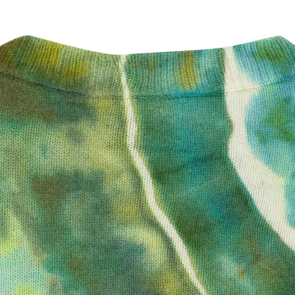Green Ma Tie Dye Cashmere Crewneck Sweatshirt