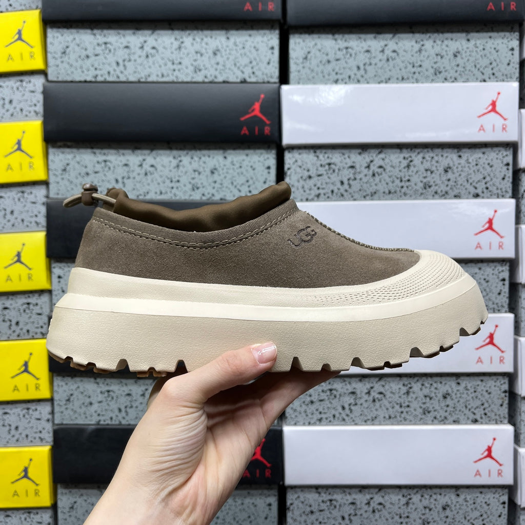 UGG Tasman Platform Mule – Walnut & Cream