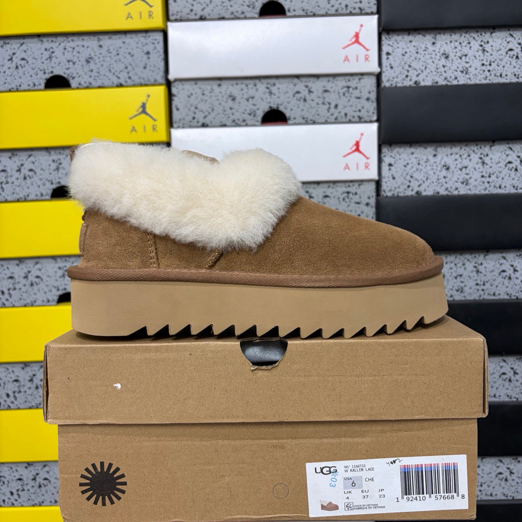 UGG Kallen Lace Platform Boot – Chestnut