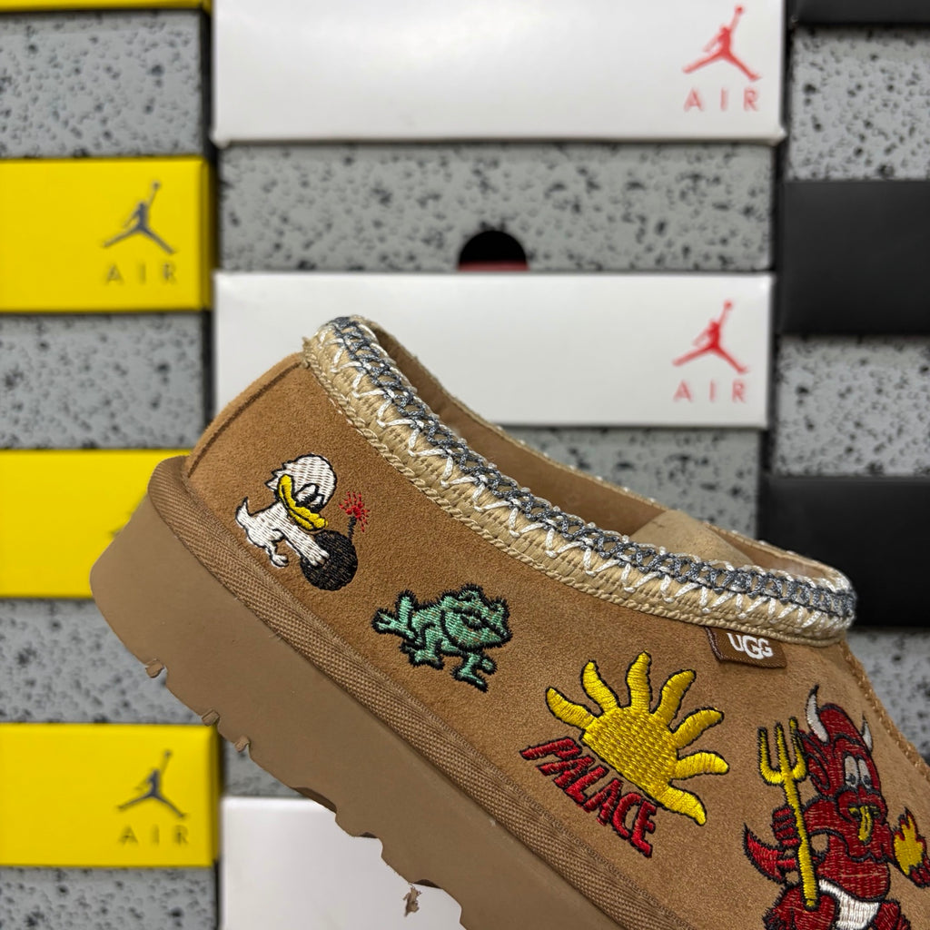 UGG × Palace Tasman Slipper – Chestnut