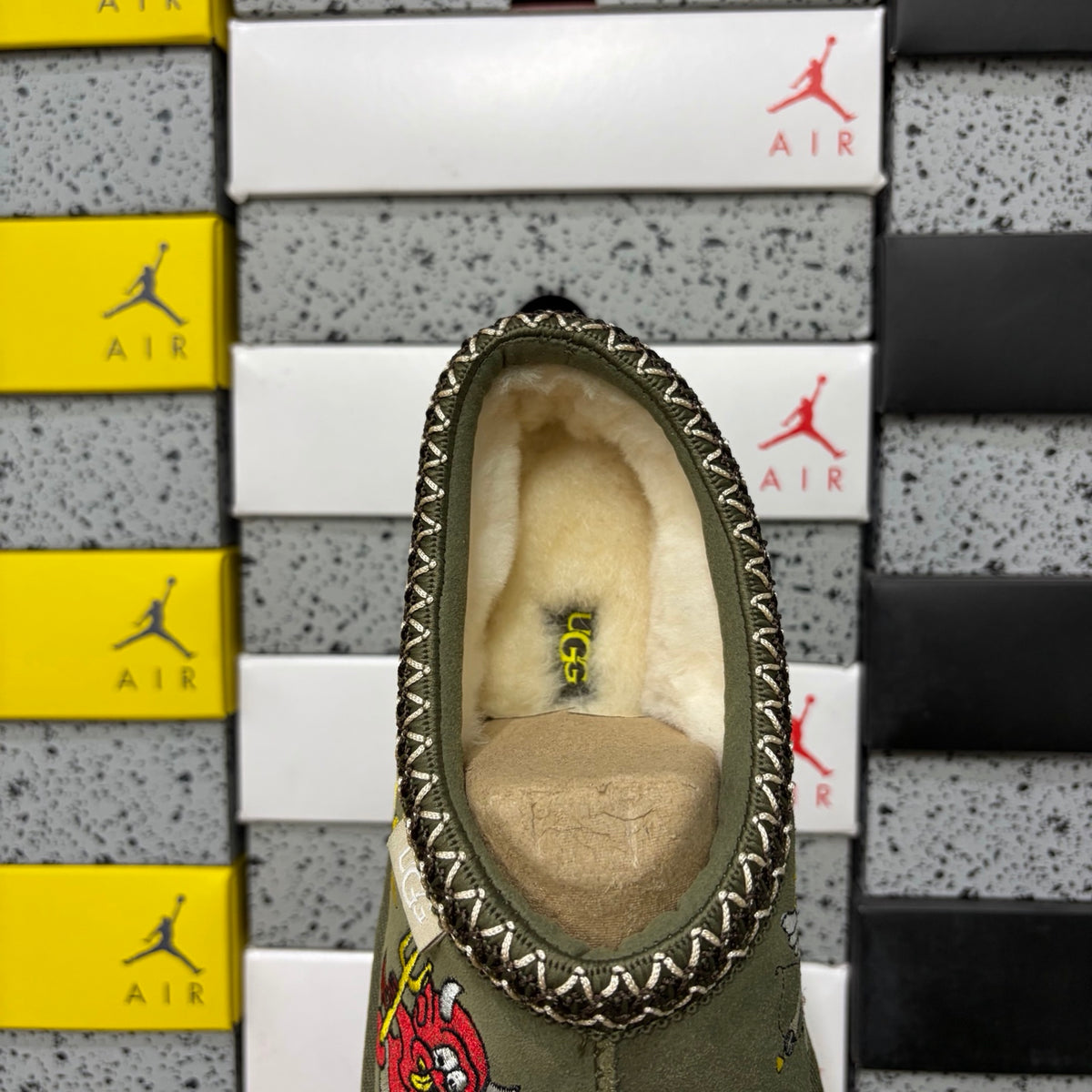 UGG × Palace Tasman Slipper – Forest Moss