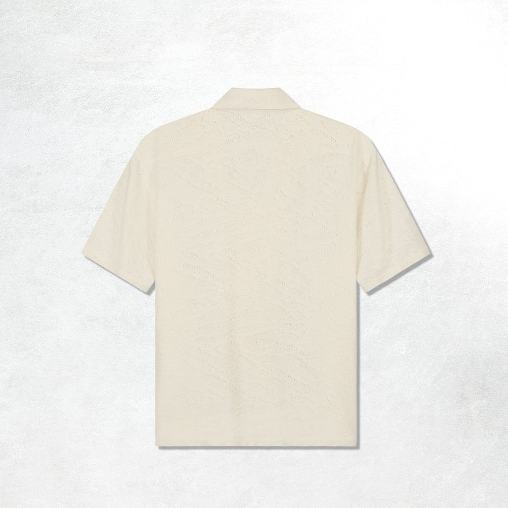 Arte Crochet Shirt: Cream